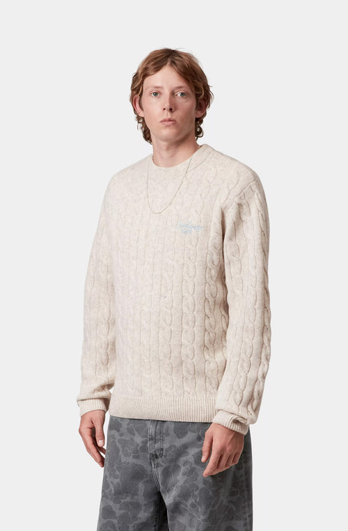 Carhartt WIP Jersey Signature Fleur De Sel/Citadel