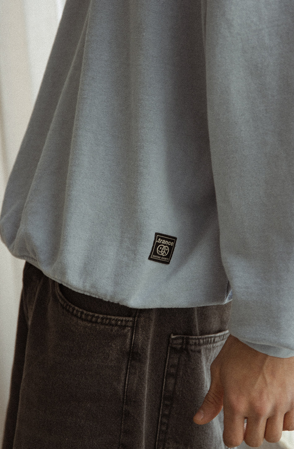 Washed Trance The End Steel Sweatshirt