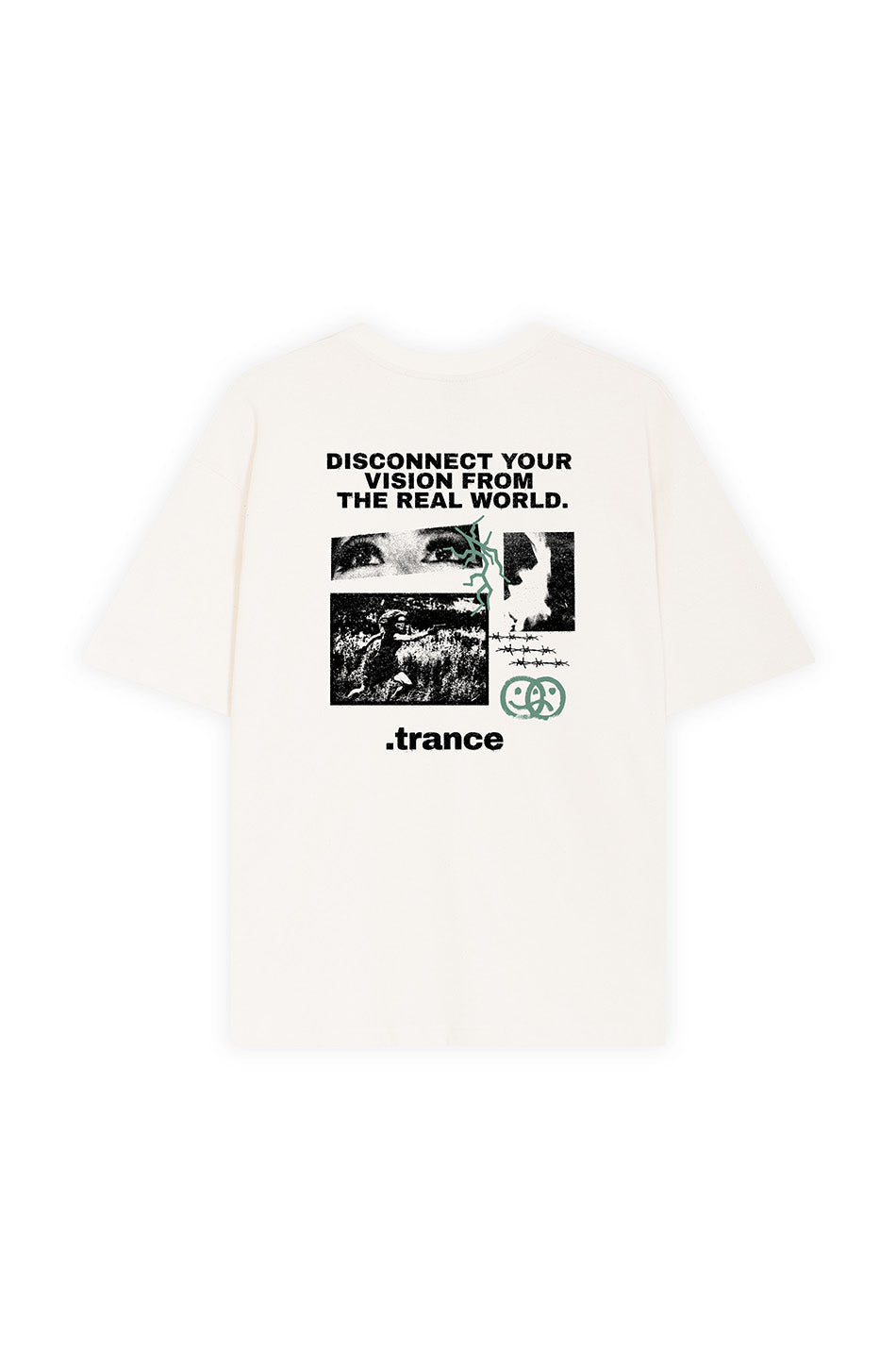 Disconnected Your Vision Organic Cotton Ivory T-shirt