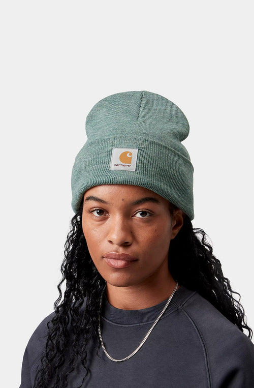 Carhartt WIP Acryluhr Silber Pin Heather Beanie