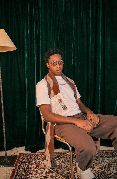 T-shirt Die Of Love en coton biologique blanc 