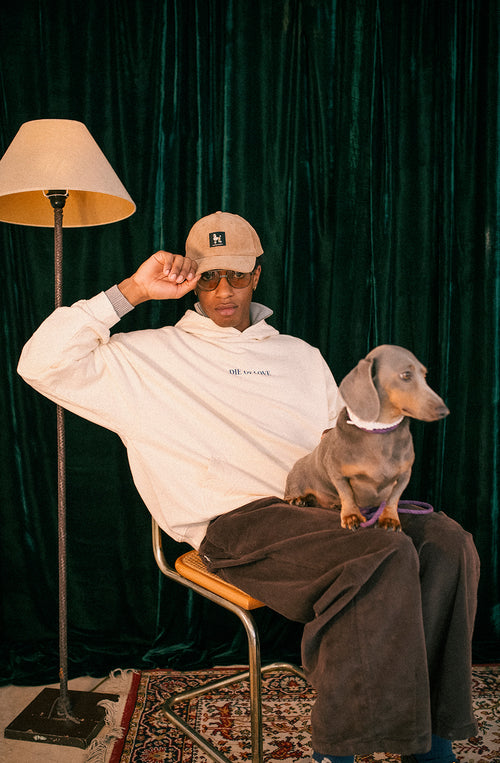 Washed Die Of Love Ivory Sweatshirt