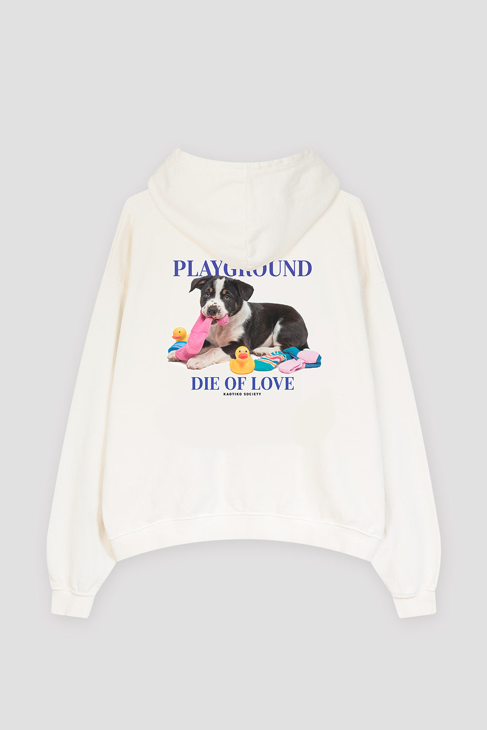 Washed Die Of Love Ivory Sweatshirt
