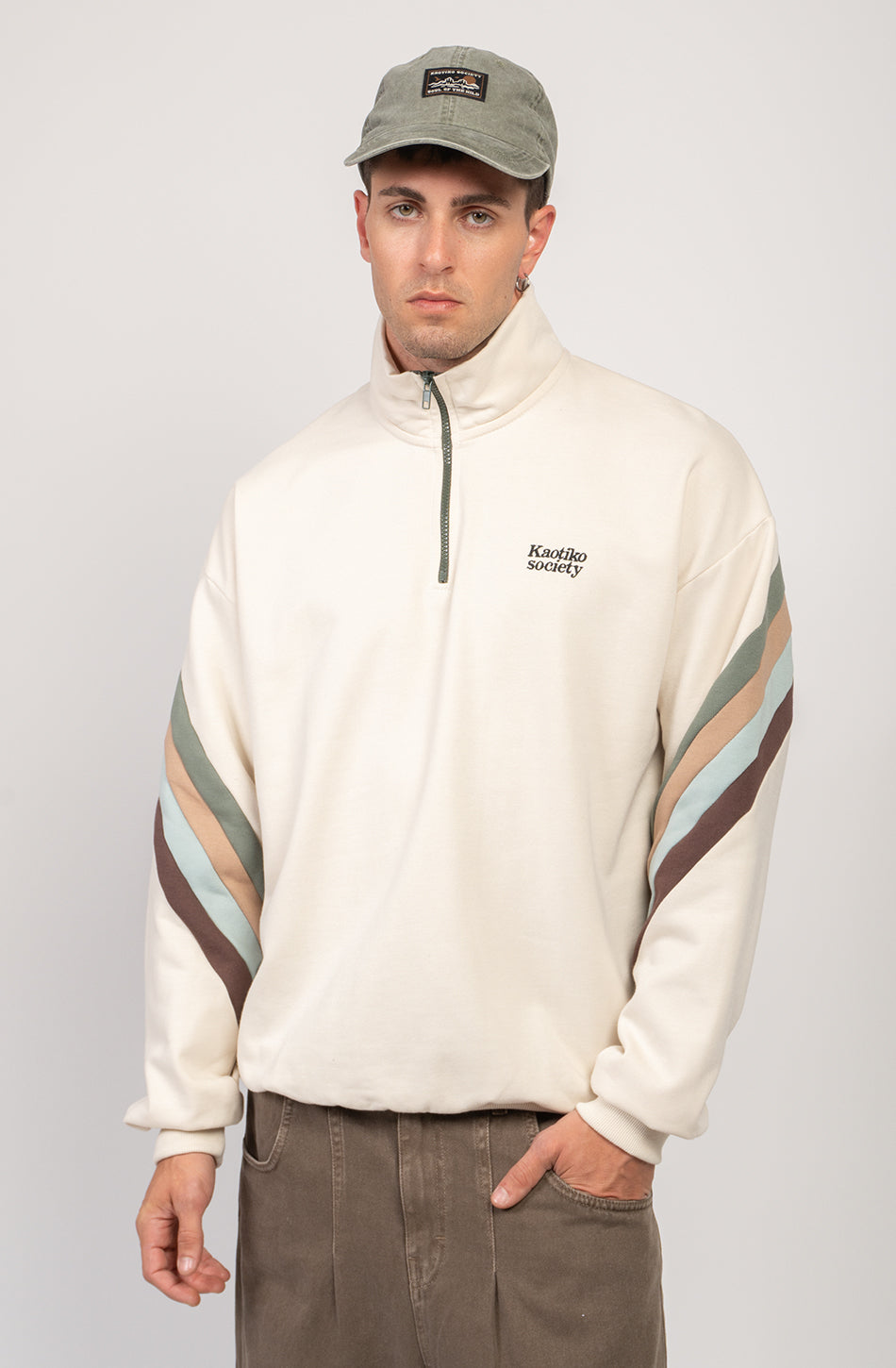 Walker Kaotiko Society Zipper Bone Sweatshirt