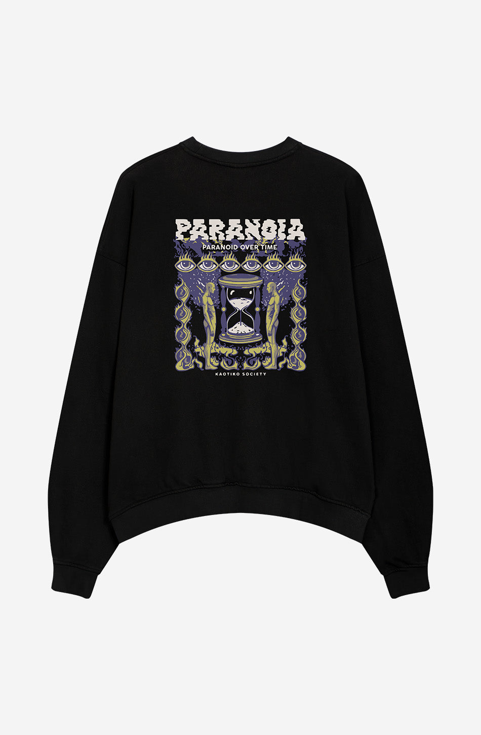 Washed Paranoia Black Sweatshirt