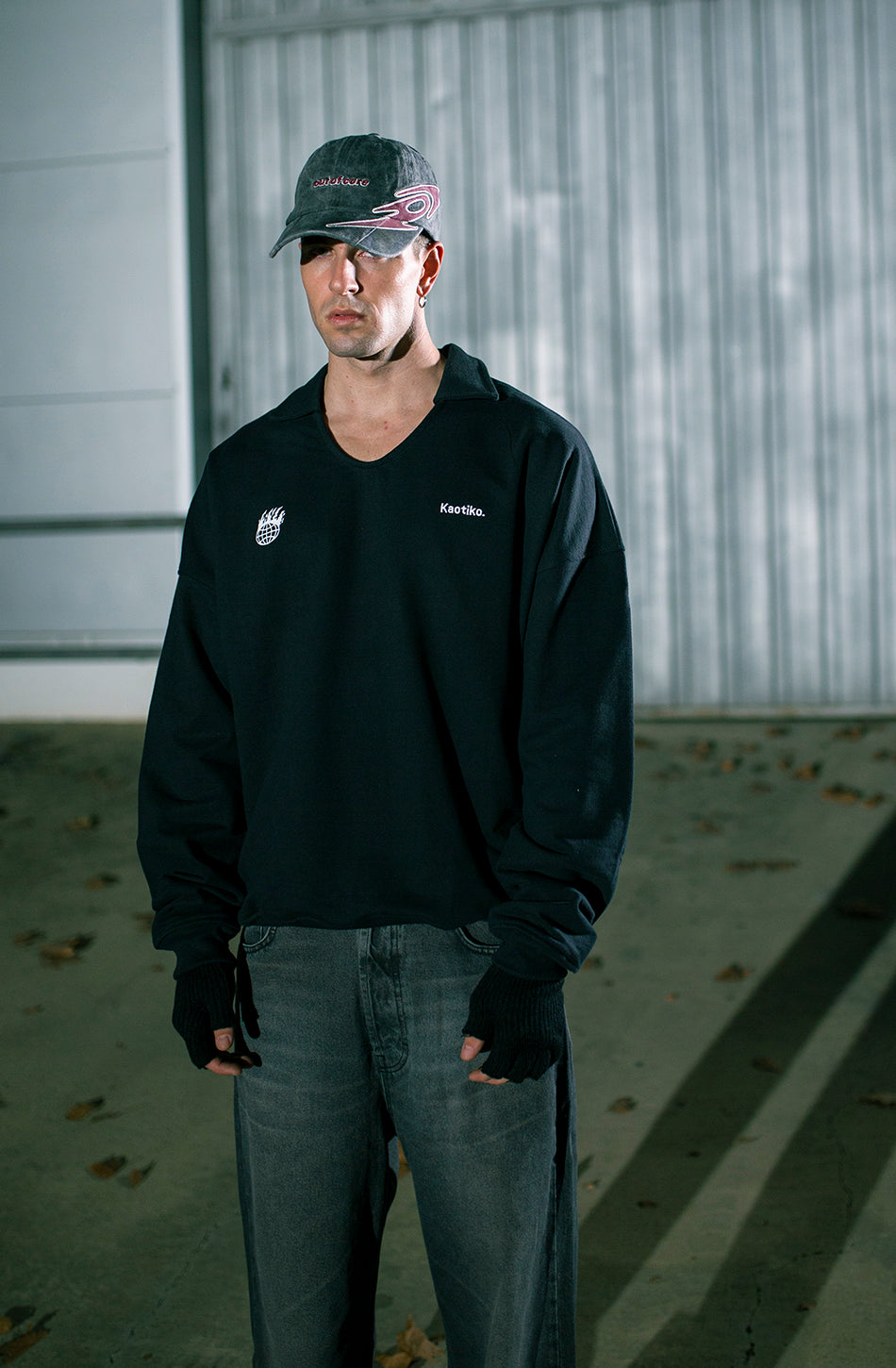 Chaos World Black Sweatshirt