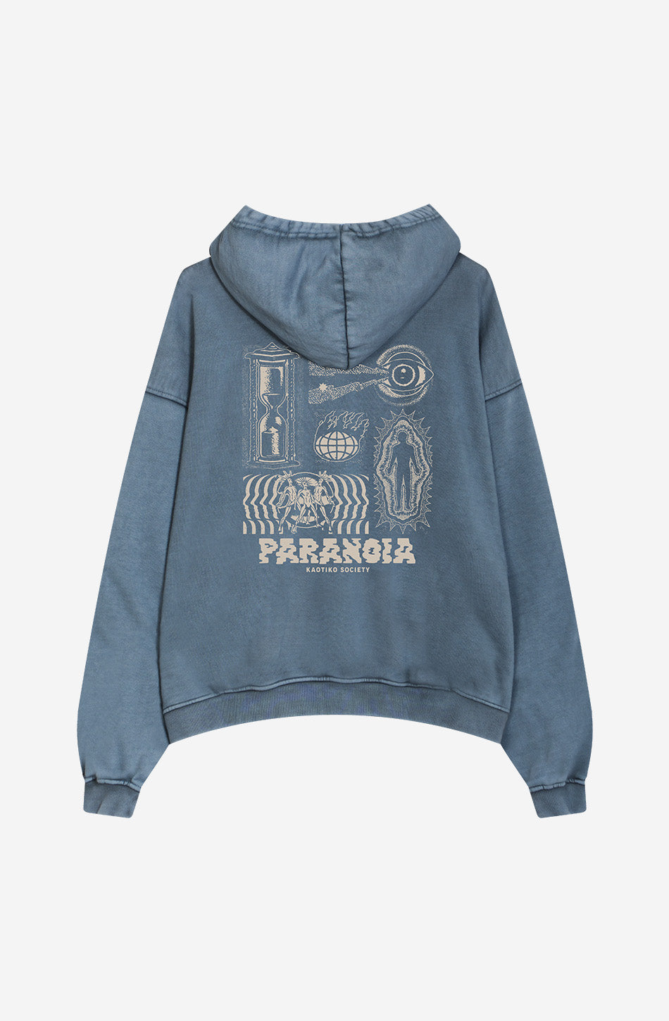 Washed I'm Paranoid Blue Sweatshirt