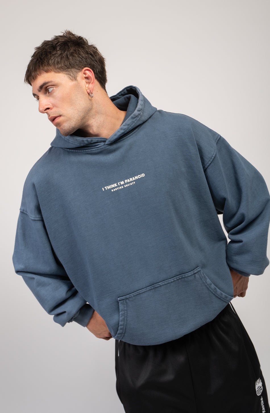 Washed I'm Paranoid Blue Sweatshirt