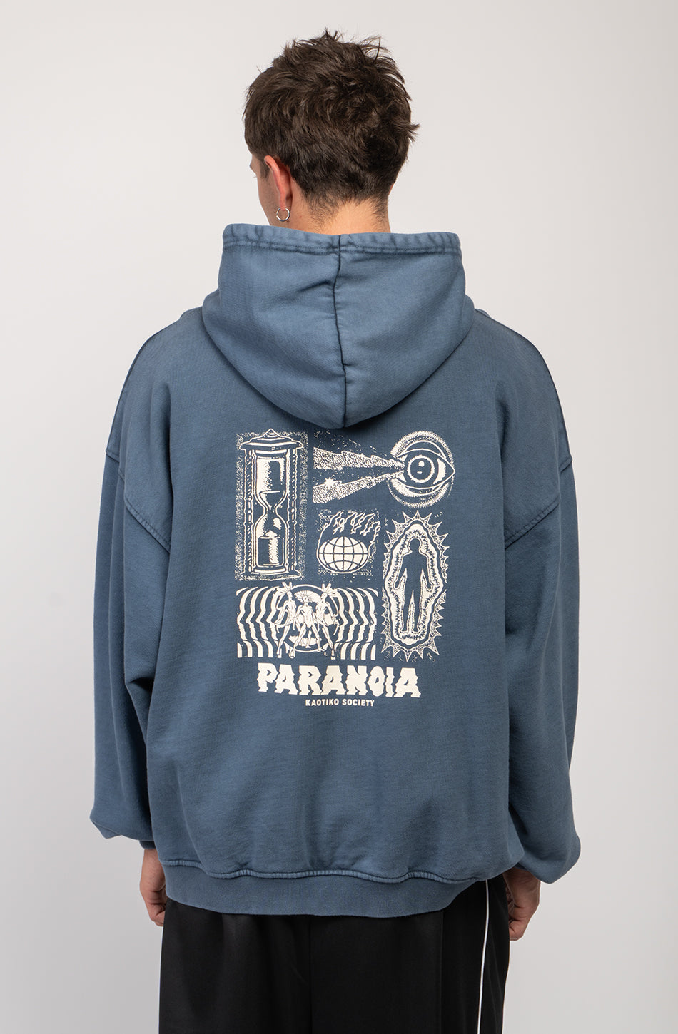 Washed I'm Paranoid Blue Sweatshirt
