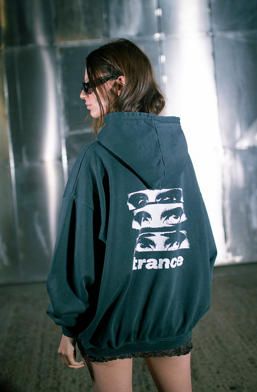Washed Trance Lightning Green Sweatshirt