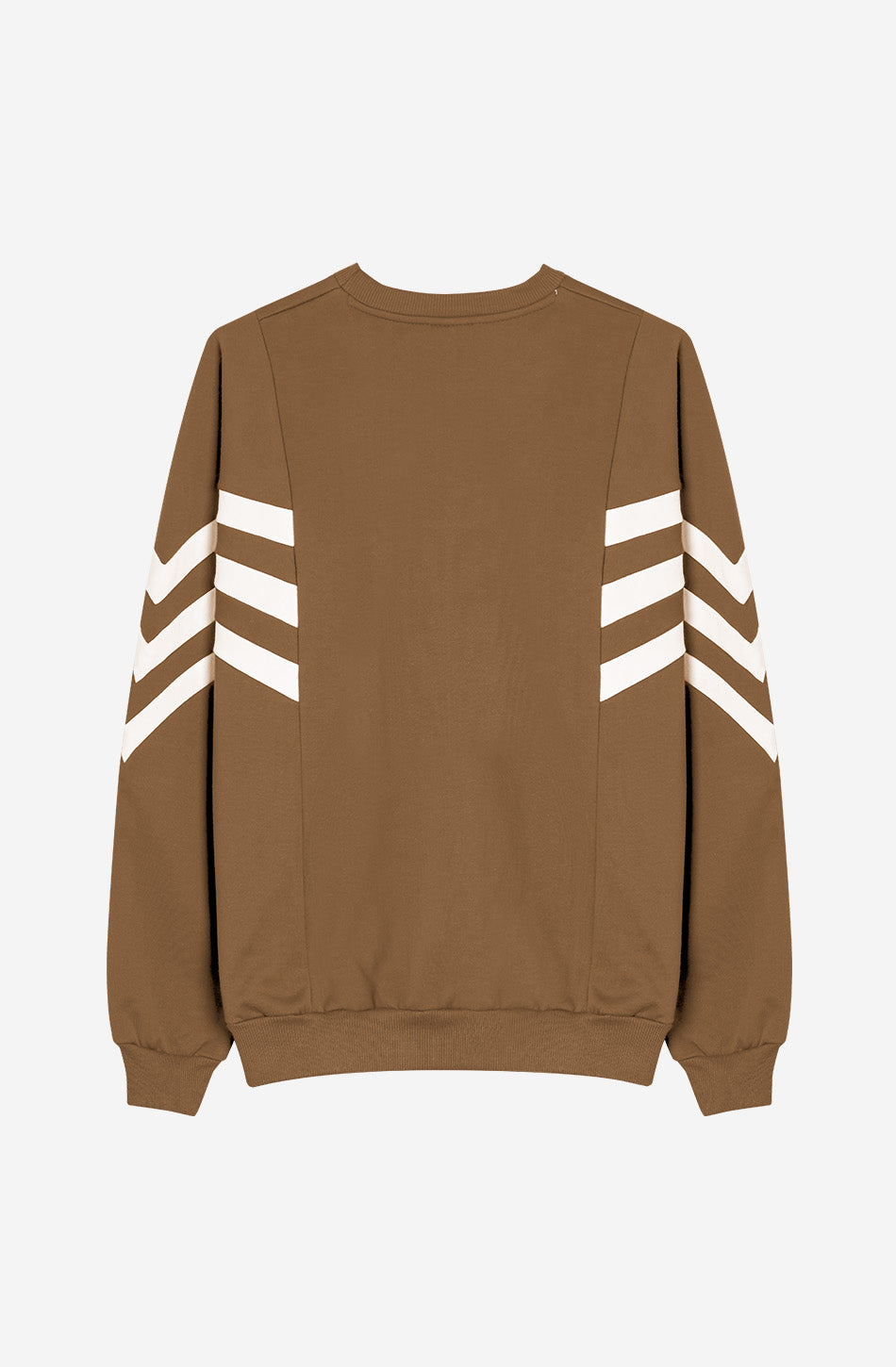 Chad Sweatshirt in Kamel/Elfenbein
