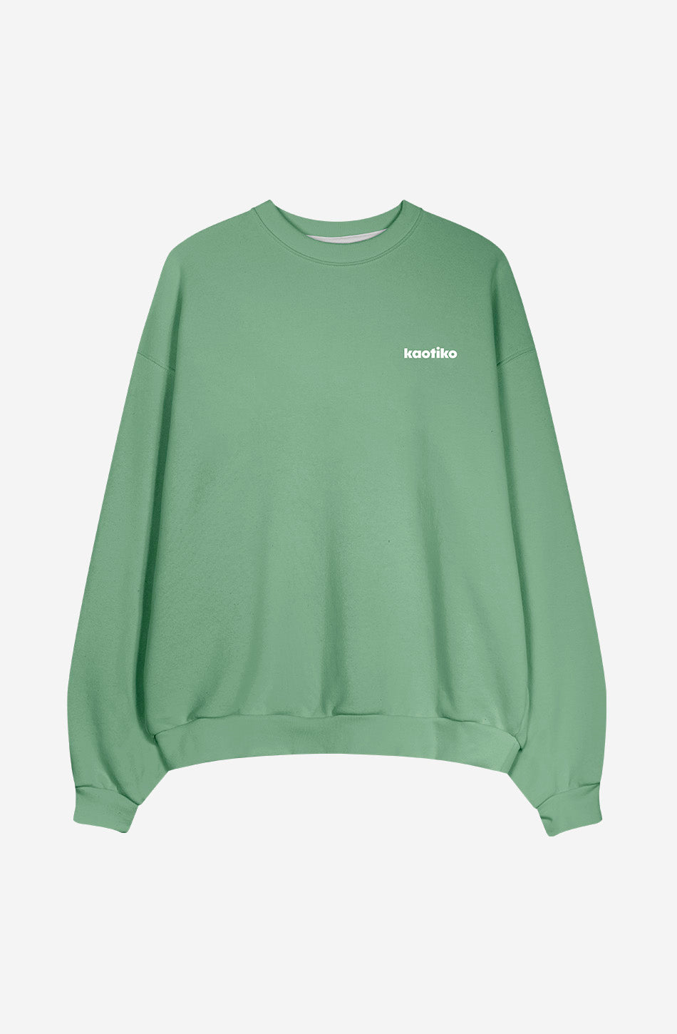 Reguläres ikonisches Basil Green Sweatshirt