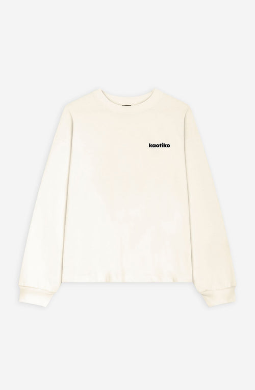 Camiseta Cropped Iconic Ivory