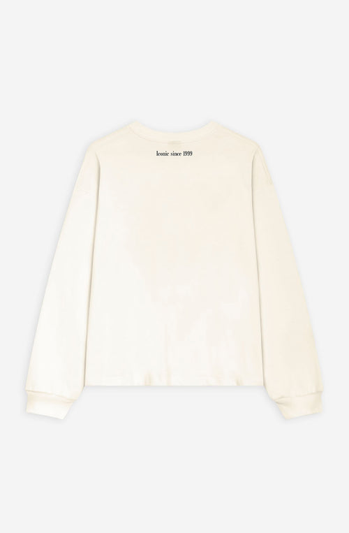 Camiseta Cropped Iconic Ivory