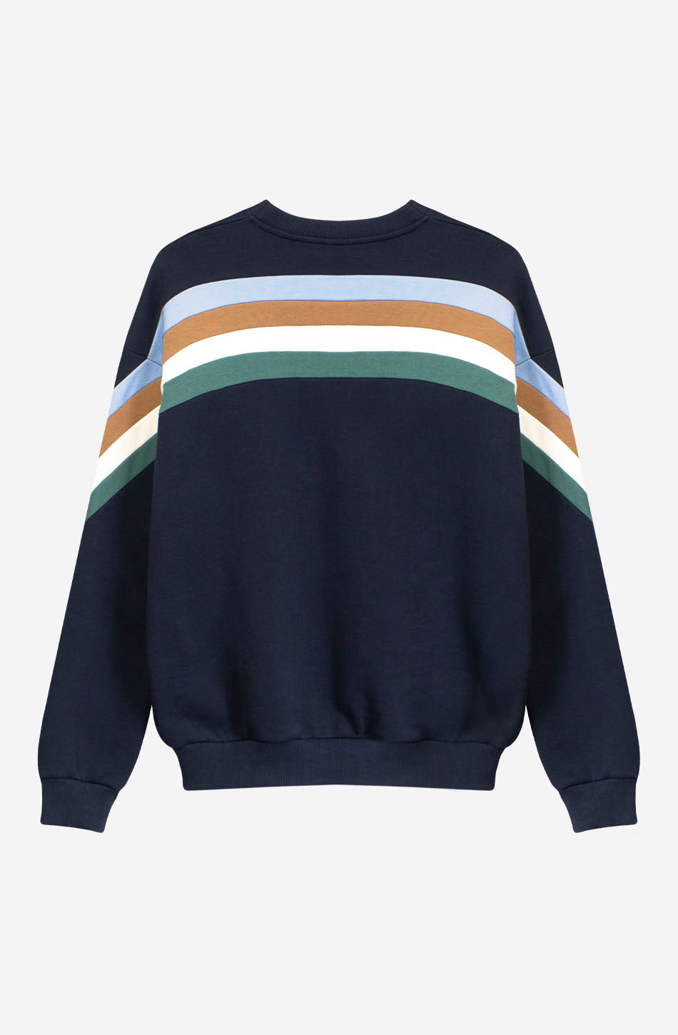 Walker Sweatshirt Marineblau/Hellblau/Kamel/Heura