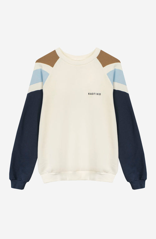 Rocco Ivory/Navy Sweatshirt