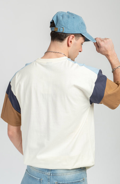 T-shirt Ottawa Ivory/Camel/Sky/Navy 