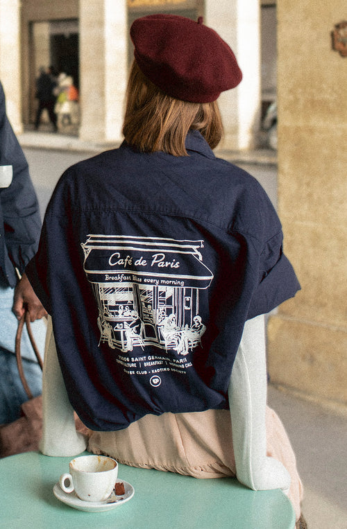 Chemise Paris Coffee Navy 