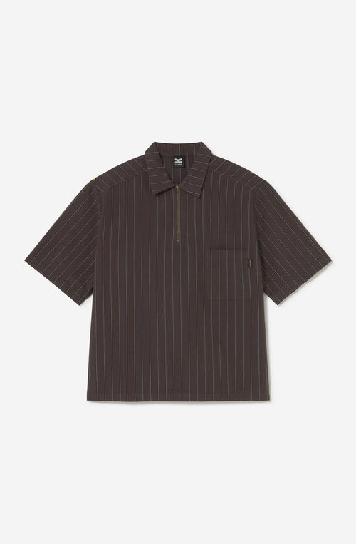 Varadero Brown Half-Zip Shirt