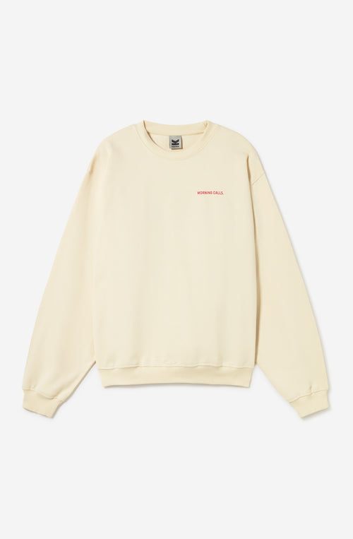 Sweat-shirt Paris Coffee Ivory 