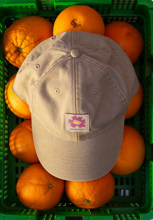  Casquette Island Flower Vintage Stone