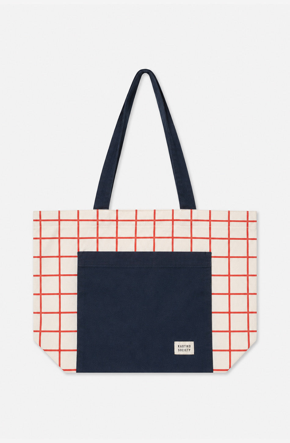 Tote Bag Coffee Club Checked