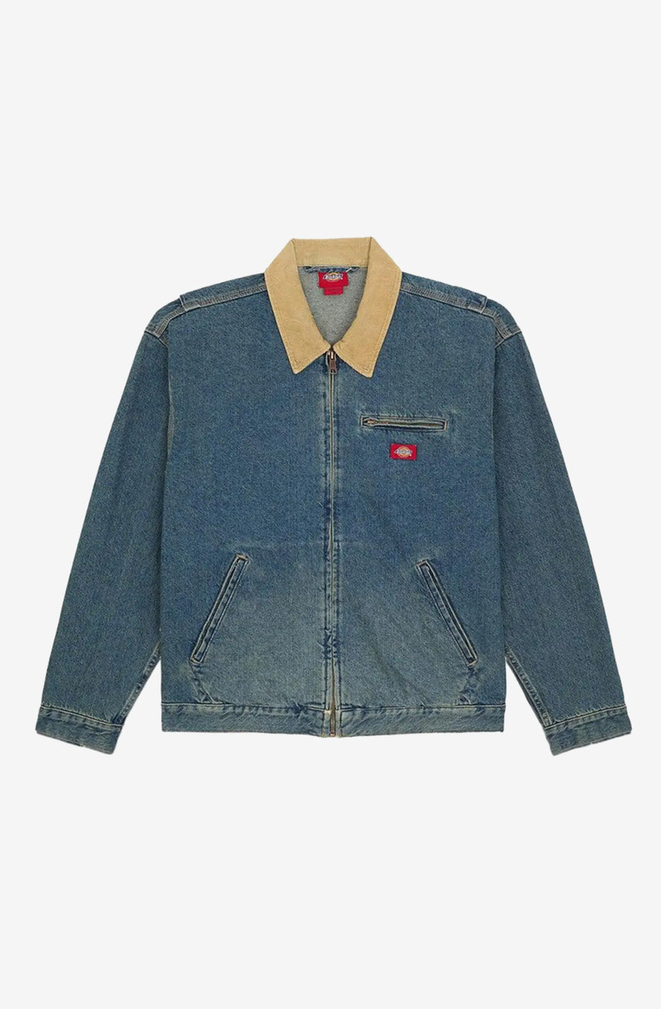 DICKIS Denim Painter Jacket Khaki Tinted Blue