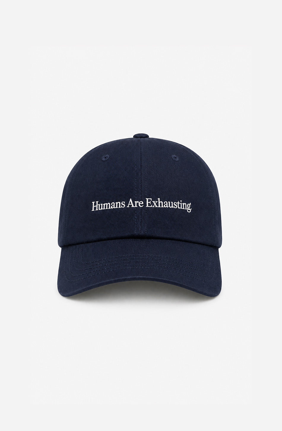Gorra Humans Are Exhausting Navy