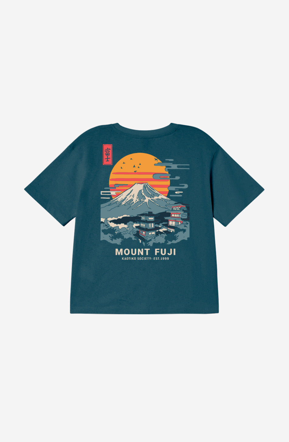 Camiseta Mount Fuji Navy