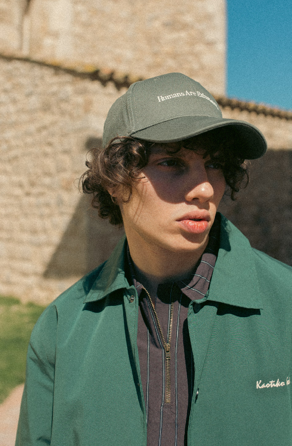 Humans Are Exhausting Organic Khaki Cap