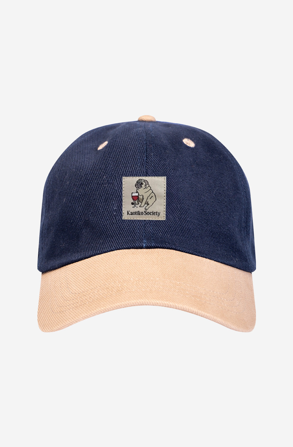 Gorra 6 Panels Wine Dog French Navy/Taupe