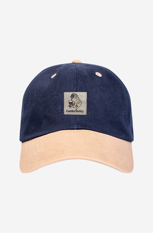Gorra 6 Panels Wine Dog French Navy/Taupe