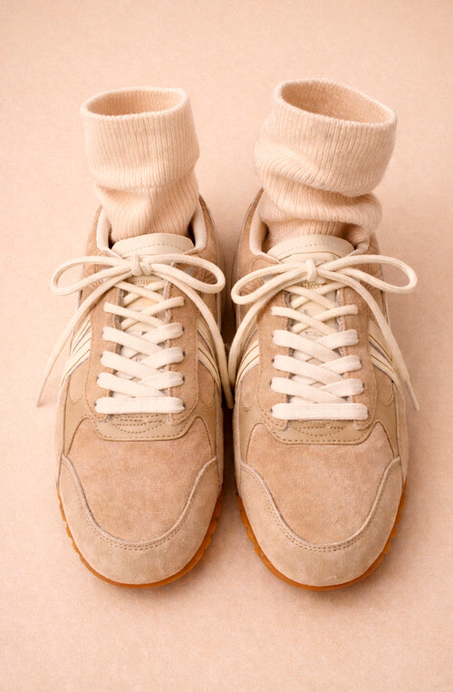 Kaotiko Seattle Damen-Sneaker in Hellbeige