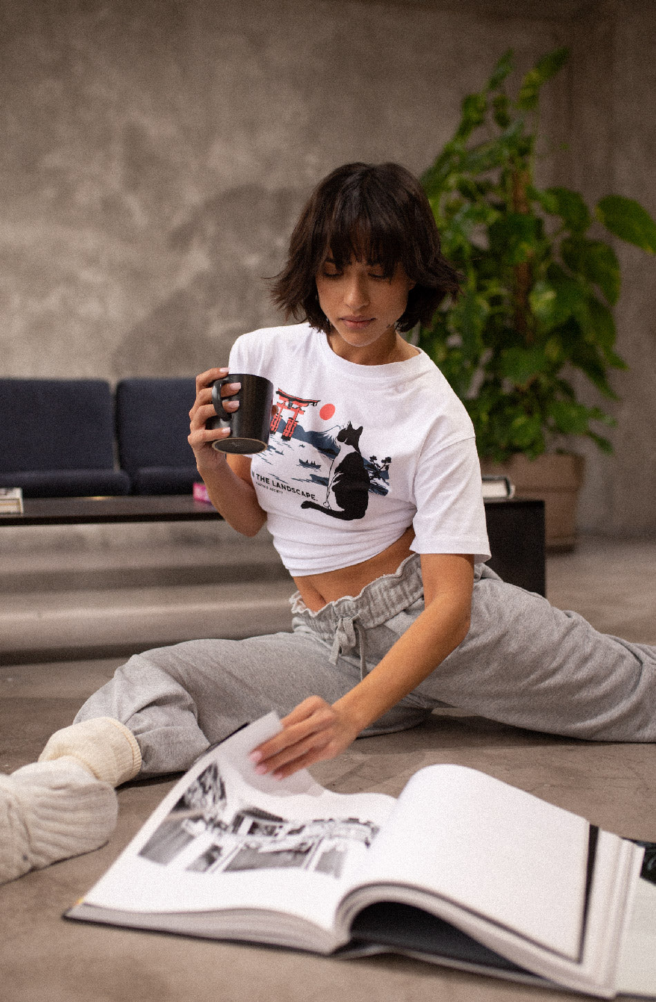 Landscape White T-shirt