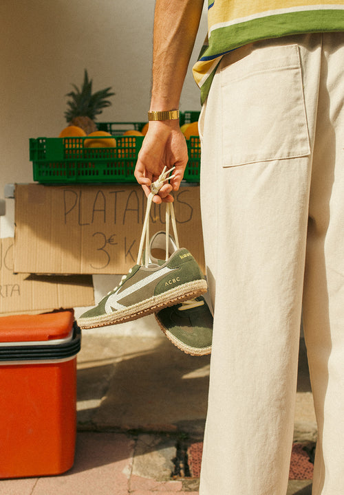 Baskets Chad ACBC  homme kaki