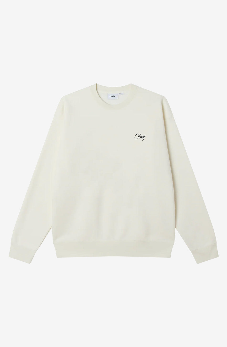 Sweat-shirt OBEY Paper Rose Off White