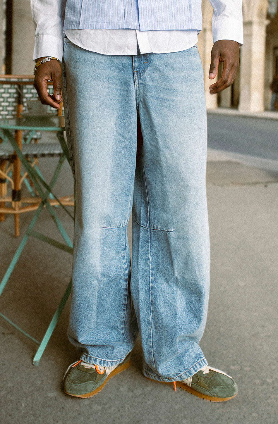 Pantalón Baggy Ballon Denim Blue