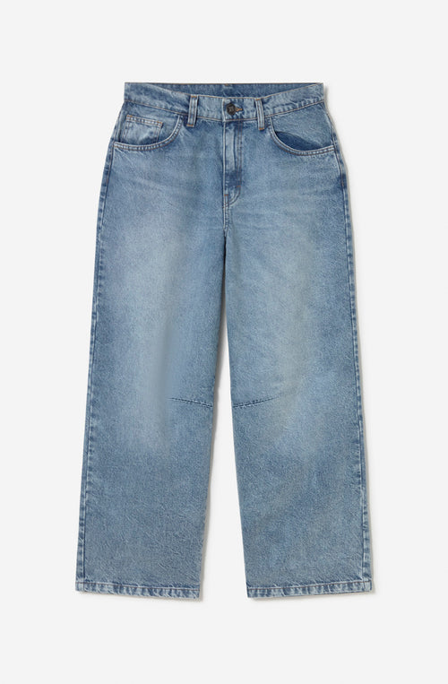 Baggy-Jeans in Ballonform, blau