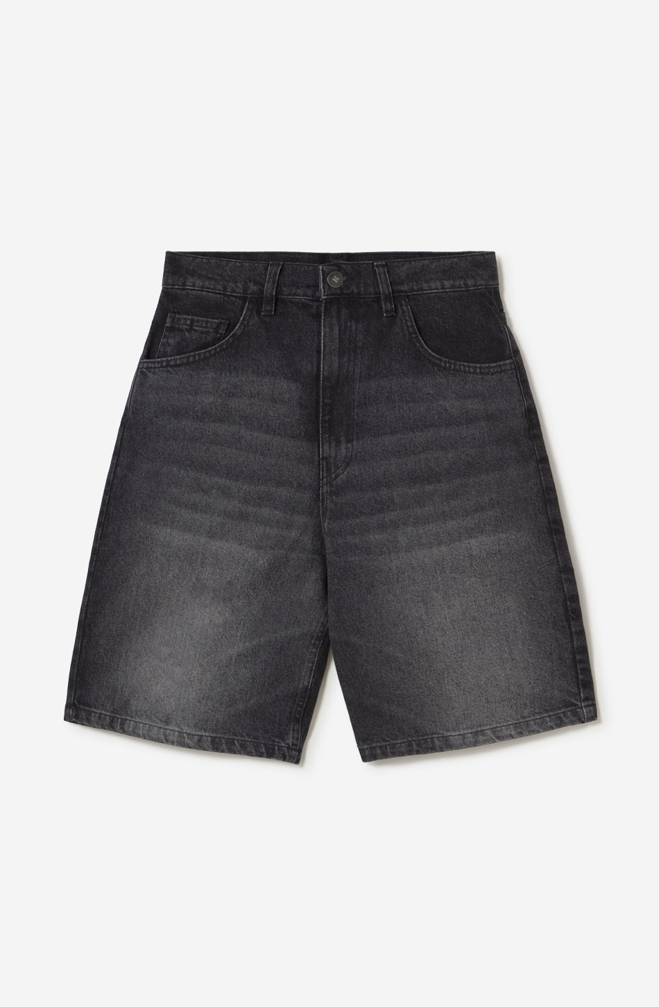 Bermuda Baggy Balloon Denim Schwarz