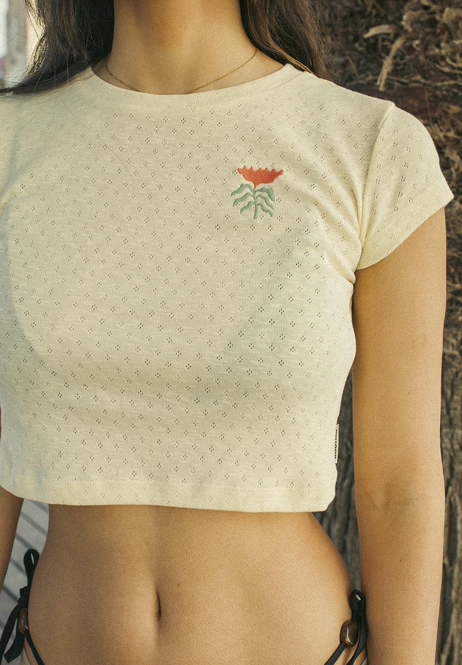 Liliengelbes T-Shirt