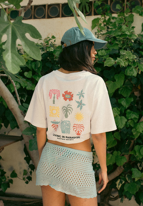 T-shirt Paradise Organic Cotton White 