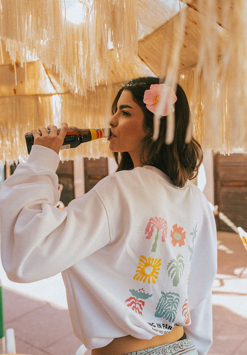 Sweat-shirt Paradise Organic Cotton White