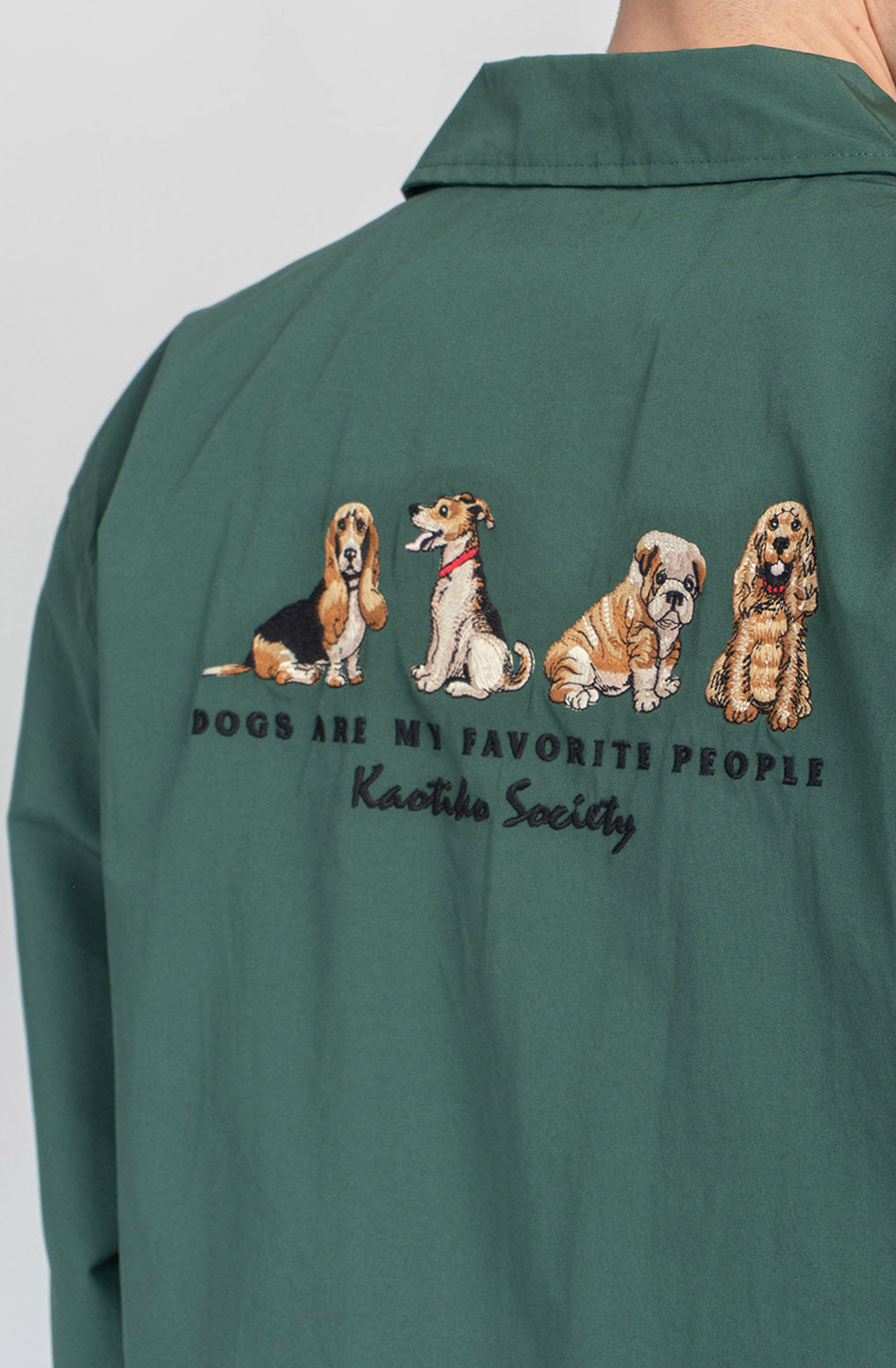 Dogs Green Jacket