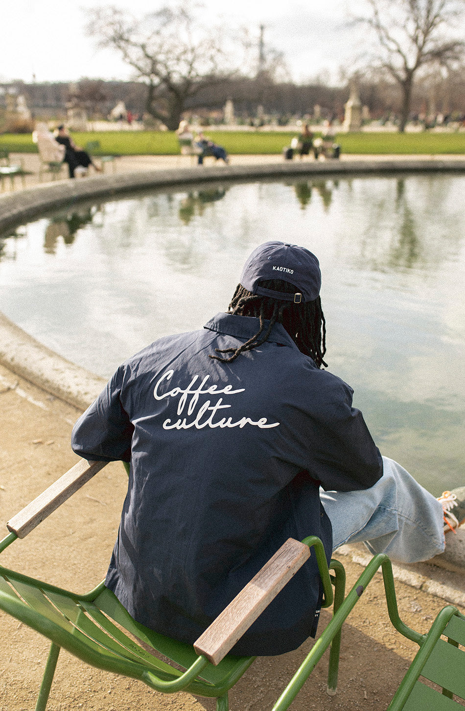 Coffee Culture Navy Jacket