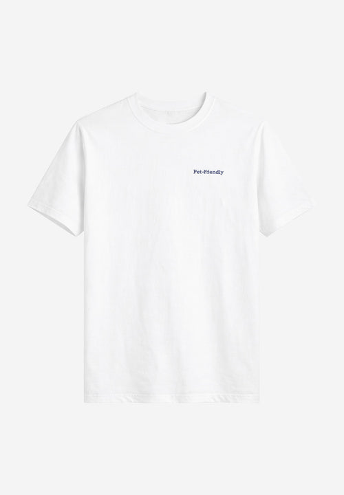 Camiseta Pet-Friendly Cotton White
