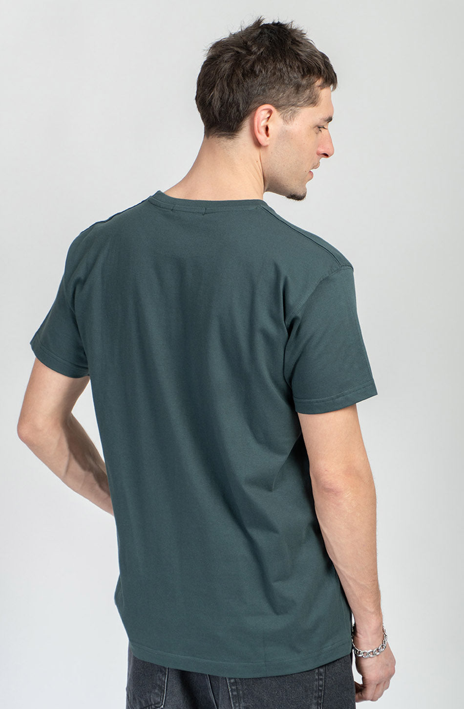 Bulldog Posy Green T-shirt