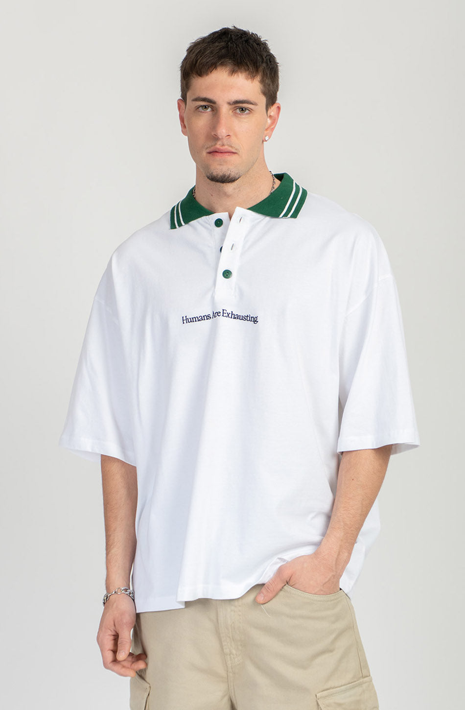 Polo Humans Are Exhausting Organic Cotton White