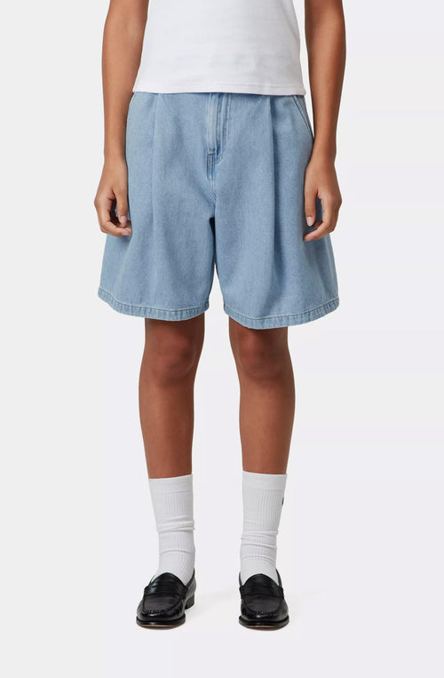 Carhartt WIP Women's Bermuda High Denim Blue