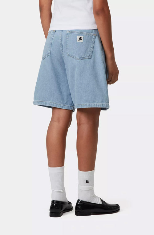 Carhartt WIP Women's Bermuda High Denim Blue