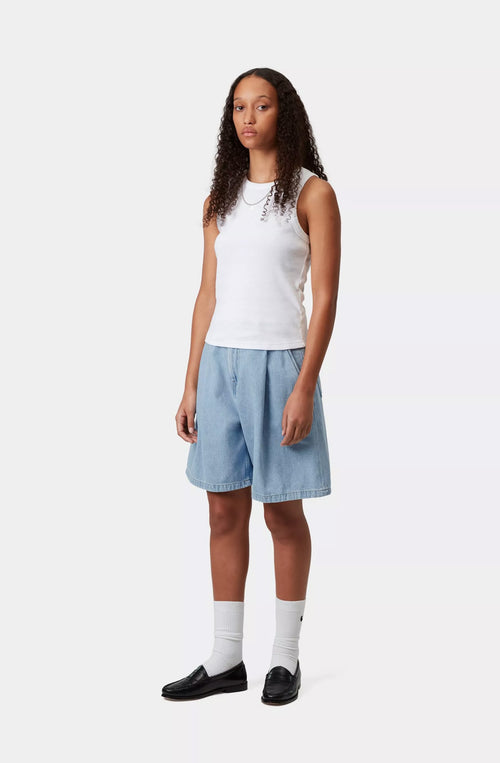 Carhartt WIP Women's Bermuda High Denim Blue